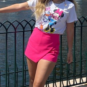 Pink short and skirt from zara!